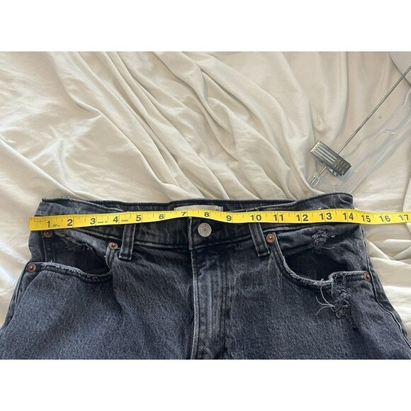 Abercrombie And Fitch The 90s Straight Ultra High Rise Jeans Size 29/8xs - Picture 10 of 12